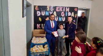 Afyonkarahisar'da Dünya Gıda Günü'nde öğrencilere gıda israfı anlatıldı