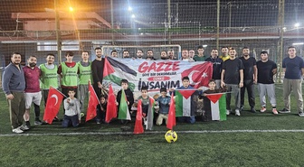 Antalya Manavgat'ta Kudüs Platformu Filistin Dayanışma Futbol Turnuvası düzenledi