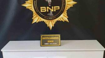 Balıkesir'de 1 kilo 13 gram sentetik kannabinoid ele geçirildi, şüpheli tutuklandı