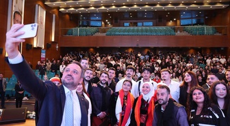 BAÜBİS öğrencileri, 404 gencin bir araya geldiği Ankara'daki programa katıldı