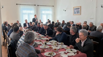 Çankırı Orta'da Muhtarlar Günü kahvaltısına kaymakam ve belediye yetkilileri katıldı