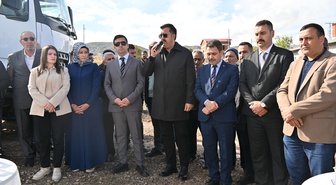 Coşkun Bülbül'ün babası adına yaptıracağı caminin temeli Sivas Suşehri'nde atıldı