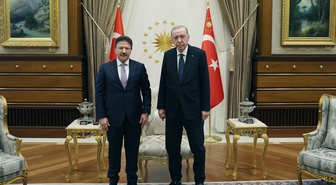 Cumhurbaşkanı Erdoğan, TESK Genel Başkanı Yiğiner'i kabul etti