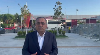 Diyarbakır Milletvekili Tanrıkulu, Marmara Cezaevi önünde hukuk devleti sözü verdi