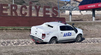 Erciyes'te yürüyüşte düşüp yaralanan 2 Hollandalı turist için ekipler seferber oldu