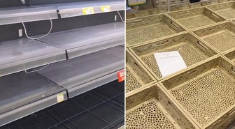 İtalya'da protestolar büyüyor, market rafları da boşaldı