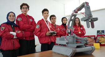 Kayseri'den GÖKTİM Gökbörü takımı TEKNOFEST Robolig'de Türkiye birincisi oldu