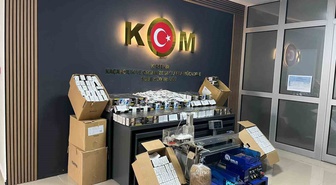 Kırşehir'de polisin kaçak tütün operasyonunda 142 bin 600 boş makaron ele geçirildi