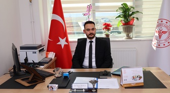 Orta'daki İlçe Devlet Hastanesine başhekim atanan Dr. Yasin Öksüz göreve başladı