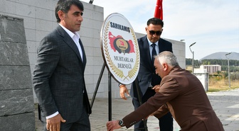 Sarıkamış'ta 19 Ekim Muhtarlar Günü töreninde muhtarlara teşekkür belgesi verildi
