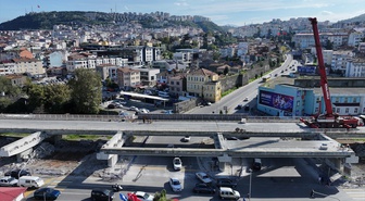 Trabzon'da Reşadiye Viyadüğü'nden sökülen 188 kiriş ve kolon altyapıda kullanılacak