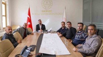 Bayburt'ta Dede Korkut Öğrenci Yurdu'nda deprem güçlendirme toplantısı yapıldı