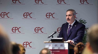 Dışişleri Bakanı Fidan, Brüksel'deki European Policy Centre'da hitapta bulundu