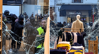 Fransa'da protestocular Lacoste mağazalarını talan etti