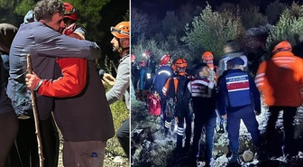 Yazılı Kanyon'da mahsur kalan 10 İHH gönüllüsü kurtarıldı