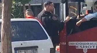 İzmir'de ESHOT şoförüne saldırı girişiminde bulunan sürücüye 180 bin TL ceza kesildi