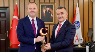 Kırklareli Belediye Başkanı Bulut, yeni Emniyet Müdürü Çakır'a başarı diledi