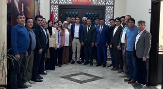 MHP Seydikemer İlçe Başkanı Arıç, Kaymakam Dilekli'yi makamında ziyaret etti