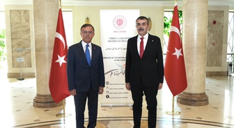 Milli Eğitim Bakanı Yusuf Tekin, Abu Dabi'de Büyükelçiliği ziyaret etti