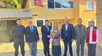 Türkeli’de şehit ailesine vefa