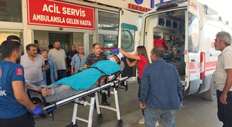 Adana Kozan'da emekli uzman çavuş Yusuf Özdoğan kestiği ağacın altında ağır yaralandı