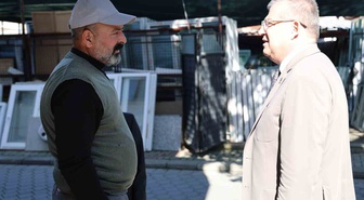 AK Parti Denizli İl Başkanı Subaşıoğlu, Pamukkale Hacı Kaplanlar'da esnafla buluştu