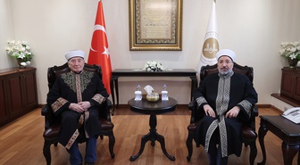 Diyanet İşleri Başkanı Arpaguş, Belarus Müftüsü Şabanoviç ile işbirliğini ele aldı