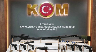 Diyarbakır'da silah kaçakçılığı operasyonunda 13 şüpheli gözaltına alındı