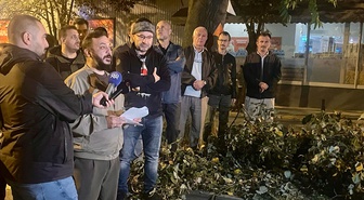 Eyüpsultan'da 5 ağacın kesildiği iddiasına semt sakinleri tepki gösterdi