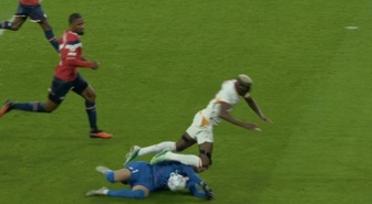 Galatasaray'ın Osimhen ile kazandığı penaltı iptal edildi