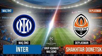 Inter Shakhtar Donetsk maçı hangi kanalda, Inter vs Shakhtar Donetsk nereden CANLI izlenir?