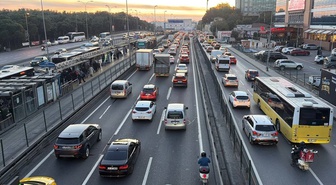 İstanbul'da trafik yoğunluğu yüzde 83'e ulaştı
