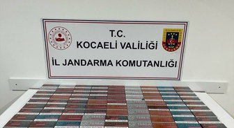 Kocaeli'de kaçakçılıkta 2 zanlı gözaltına alındı, 1200 paket tütün ele geçirildi