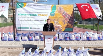 Konya Beyşehir'de mercimek üreticilerine 30 ton tohum dağıtıldı