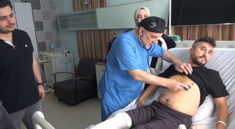 Şanlıurfa'da kalbi 2 kez duran Bayram Gezer'e acil bypass yapıldı