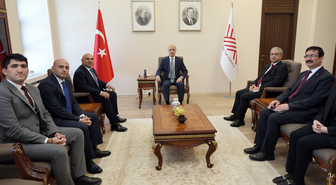 YÖK Başkanı Özvar, Azerbaycan Büyükelçisi Aslanov ile çift diploma konusunu görüştü