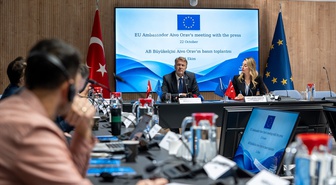 AB Türkiye Delegasyonu Başkanı Orav, Ankara'da basın mensuplarıyla bir araya geldi: