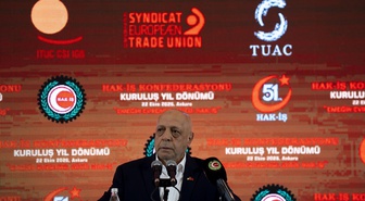 Bakan Yardımcısı Ahmet Aydın, HAK-İŞ'in 51. kuruluş yıl dönümünü kutladı