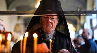 Bartholomeos'un patriklikte 35. yılı için Fener Rum Patrikhanesi'nde ayin düzenlendi
