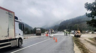 Bilecik'te Bozüyük-Bursa kara yolunun 4 kilometrelik kesimi trafiğe açıldı