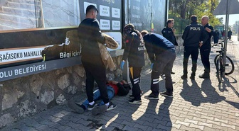 Bolu'da iş görüşmesine giderken bayılan kişi başından yaralandı