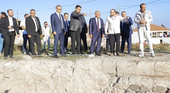 Kayseri İncesu'da Roma ve Bizans mozaik alanında kazı çalışmaları sürüyor