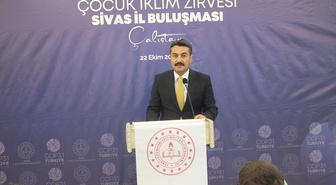Sivas'ta COP31 Çocuk İklim Zirvesi çalıştayına 98 öğrenci katıldı