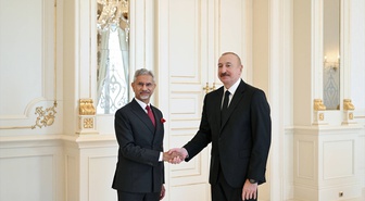 Bakü'de Aliyev, Hindistan Dışişleri Bakanı Jaishankar'dan Modi'nin selamını aldı