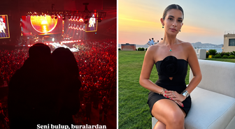 Buse Terim’den sevgilisiyle romantik konser paylaşımı