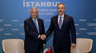Dışişleri Bakanı Fidan, İstanbul'da İtalya Başbakan Yardımcısı Tajani ile görüştü