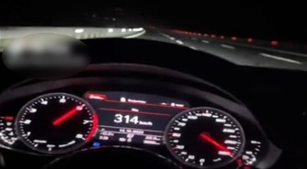 İzmir'de otoyolda 314 kilometre hız yapan sürücüye 25.000 TL trafik cezası kesildi