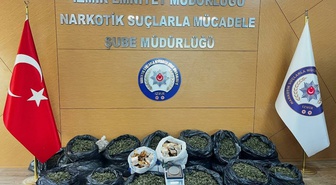 İzmir ve Muğla operasyonunda 63 kilo skunk ele geçirildi, 12 şüpheli gözaltına alındı
