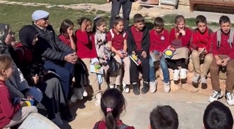 Ödüllü müzede öğrenciler tandır başında türkü söyledi
