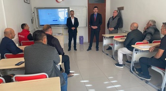 Ulaş Halk Eğitimi Merkezi, öğrenci servisi sürücülerine 5 günlük kurs açtı